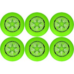 Discraft Ultra-Star 175g Ultimate Frisbee Sport Disc (6 Pack) Green