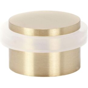 EVI | Adhesive Doorstop | W:1.37'' - H:0.53'' | Modern Design with Low Height | Natural Silicone Protection | Stainless Steel Body | Great Adherence | 100% Functional | Mod. I-203x12