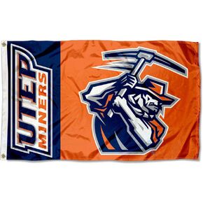 UTEP Miners UTEP University Large College Flag