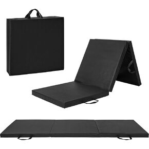 CAP All Purpose Folding Anti Tear Exercise Training Aerobic Fitness Gym & Gymnastics Balance Mat. 72"L x 24"W x 2"Thick. BLUE