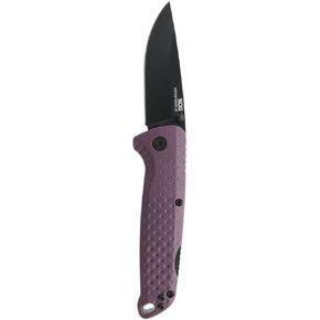 SOG ADVENTURER LB / 3.5" BLADE / 5CR15MOV / DUSK PURPLE + BLACK/BLISTER PACK