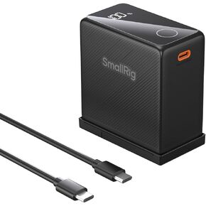SmallRig NP-F970 10500mAh Replacement Battery for Sony NP-F970 F750 F550, PD 36W USB-C 3.5H Fast Charging, Camera Battery with OLED Screen for Camera, Monitor, LED Video Light, Camcorder, Green - 4577