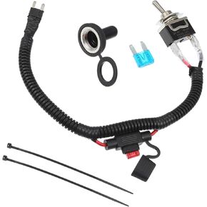 1 Set 37.5cm 14.76" Universal Automotive Switched Fuse Bypass Kit Fuse Bypass Switch Stylish Design