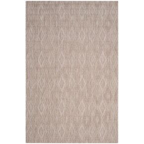 SAFAVIEH Courtyard Collection 8' x 11' Beige / Beige CY8522 Indoor/ Outdoor Waterproof Easy-Cleaning Patio Backyard Mudroom Area-Rug