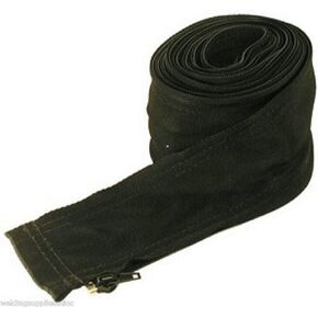 Tig Welding Torch Cable Cover 22 Feet Long, 3" Wide Nylon Flame Resistant with Zipper (Pack of 1) CC-25N