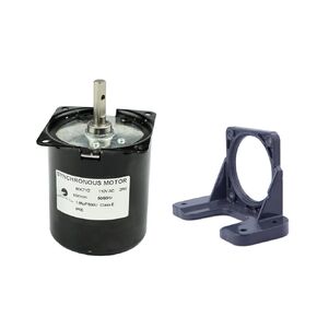 CHANCS Permanent Magnet Synchronous Gear Motor 68KTYZ 110V 5RPM 72Kgf.cm Big Torque Barbecue Electric Motor