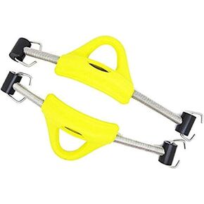 Scuba Choice Scuba Diving Stainless Steel Red Spring Fin Straps Pin Style - Pair, Large, Yellow