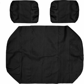 Seat Cover Replacement for Yamaha G-16/G-22 Golf Cart - Front Bench Seat - Premium Marine Vinyl - 5 Panel Stitching - Staple On Installation - Two-Tone Golf Cart Seat Covers (Pink Camo)