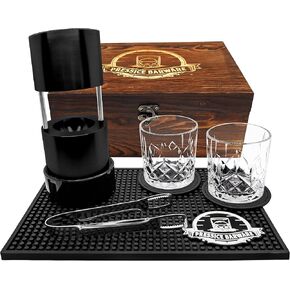 Ice Press Kit - 2.3" Fast Ice Ball Maker - American Owned and Operated - includes Ice Ball Press and Ice Mold - Aircraft Grade Aluminum (Silver Kit) in Saudi Arabia