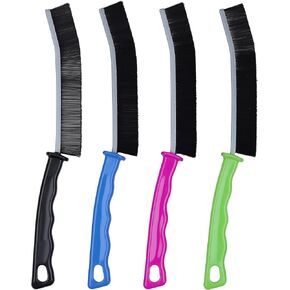 Crevice Cleaning Brush, 8pcs - Multi-Purpose Hard Bristle Brushes for Bathroom, Kitchen, Grout, Sink, Stove, Blinds, Baseboards, Fans, Windows, Tracks - Deep Cleaning Tiny Gaps, 2024 Upgrade