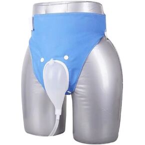 Reusable Urinal, Comfortable Silicone Urinal, Portable Wearable Urinary Incontinence Bag, with Elastic Waistband 2000+1000,Male and Woman (Size : Women)
