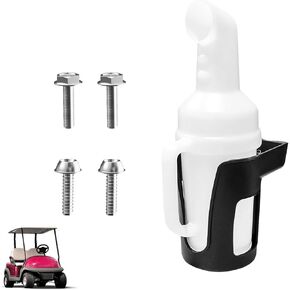 Drive-up Golf Cart Sand Bottle Suitable for Club Car Precedent, Handle Designed Divot Filler Sand Bottle with Rattle Proof Holder, Large Capacity - Playing 18 or More Holes