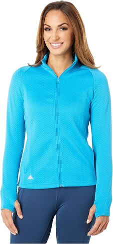 adidas Women's Textured Recycled Materials Golf Pullover in Saudi Arabia