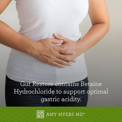 الأمعاء استعادة البيتين HCL مع البيبسين ايمي مايرز - يدعم امتصاص الكالسيوم والحديد والمعادن الأخرى. عرق السوس والدردار الزلق ومستخلص جذور الخطمي، يساعد على تخفيف حساسية الطعام - 100 كبسولة in Kuwait