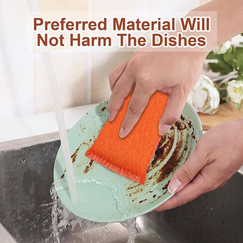 Individually Wrapped Sponge, Kitchen Dishwashing Sponge Multi-Purpose Mesh Net Scouring Pad, Odor-Free Sponge Wipes Suitable for Travel Apartments Household Cleaning (Multicolor Sponge) in Saudi Arabia