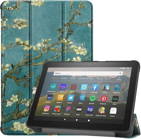 Tablet Case Fits 8 inch Tablet 2022/2020,[Sleep/Wake] Slim Soft TPU Back Smart Magnetic Stand Protective Cover Cases,(Incompatible with iPad Samsung).Starry Sky in Saudi Arabia
