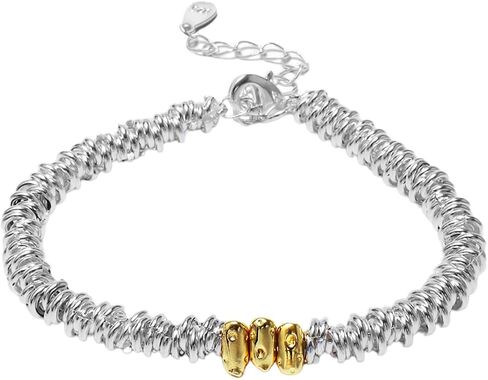 Delicate Pink and Sterling Silver Bracelet | Feminine Elegance | Perfect for Girls and Women in Saudi Arabia