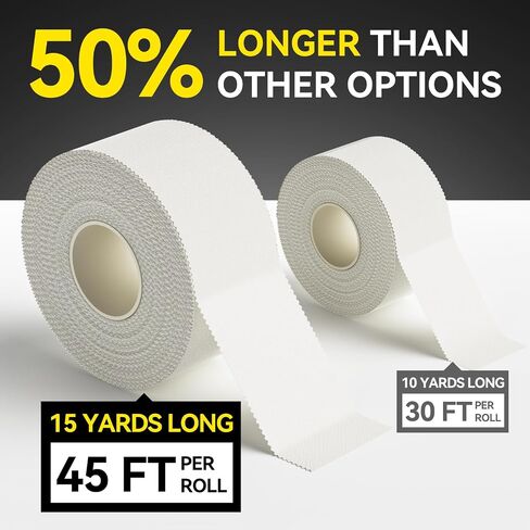 Dimora 4-Pack Elastic Adhesive Bandage Tape - Durable Elastic Tape for Joints Support and First Aid Kit, No Sticky Residue, Strong Bandage Wraps for a Pained and Tender Joint in Saudi Arabia