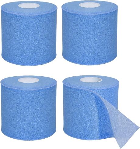 Dimora 4-Pack Elastic Adhesive Bandage Tape - Durable Elastic Tape for Joints Support and First Aid Kit, No Sticky Residue, Strong Bandage Wraps for a Pained and Tender Joint in Saudi Arabia