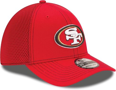 قبعة New Era للكبار من الجنسين NFL 39thirty Neo 2 قابلة للتمدد (as1، Alpha، m، l، San Francisco 49ers Red، متوسط/كبير) in Saudi Arabia