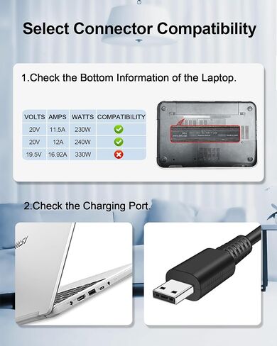 280W USB Tip Laptop Charger for MSI GE76 GE66 Raider GP76 GP66 Leopard WE76 WE76-11UX Laptop AC Power Adapter 20V 14A in Saudi Arabia