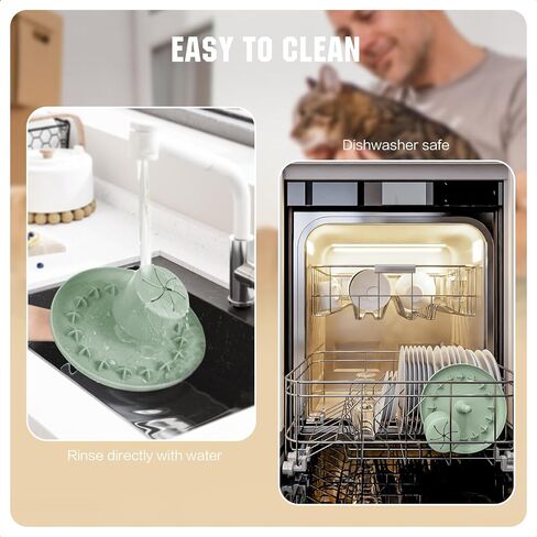 Silicone Cat Slow Feeder,Slow Feeder Cat Bowl,Non-Slip Suction Cup Cat Slow Feeder Bowl,Dishwasher Safe Cat Dish,Funny Designs Slow Feeder for Cats in Saudi Arabia