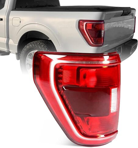 Halogen Tail Light Assembly with Blind Spot Compatible with 2021 2022 2023 Ford F150 XLT Rear Lamp Right Passenger Side OE Replacement ML3Z13404C in Saudi Arabia
