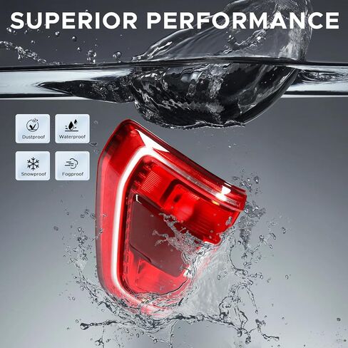 Halogen Tail Light Assembly with Blind Spot Compatible with 2021 2022 2023 Ford F150 XLT Rear Lamp Right Passenger Side OE Replacement ML3Z13404C in Saudi Arabia