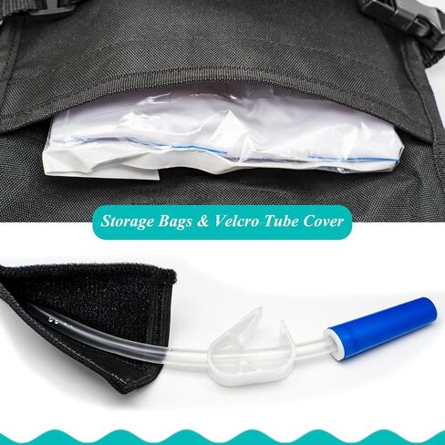 Urine Drainage Bag Holder, Bile Drainage Bag with Catheter Pipe Cover & Adjustable Strap for Dialysis Patients and Incontinence Patients in Saudi Arabia