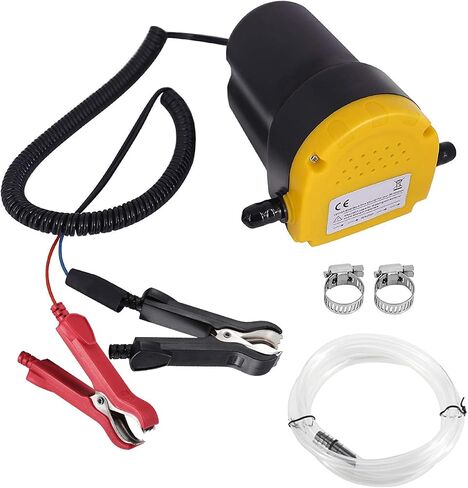 AIGMISON 12V 60W Oil Change Extractor,Oil Diesel Fluid Extractor Pump, Oil Suction Pump With Overload Protection,Car Engine Oil Pump with Hose in Saudi Arabia