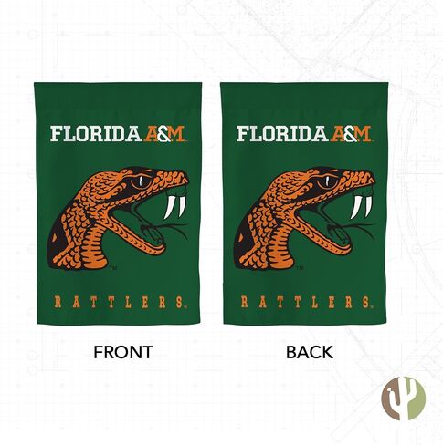 لافتة علم حديقة جامعة Desert Cactus Florida A&M FAMU Rattlers 100% بوليستر (تصميم A) in Saudi Arabia