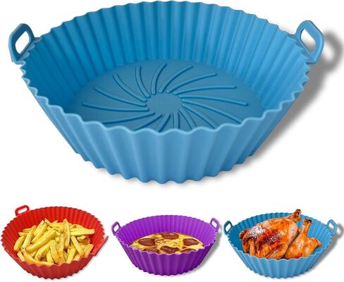 Food Grade Silicone Baking Pan, BPA Free, 22 Quarts (20.8 L), 7.8"x6.2"x2.7", 250°C/482°F Max, Non-Stick, Red, Grey, Blue, Purple, Pink in Saudi Arabia