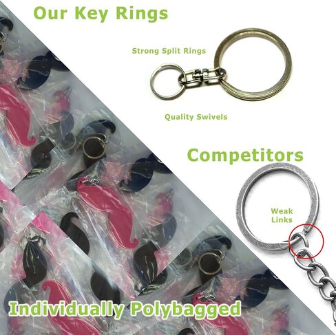 Black MUSTACHE Keychain Bottle Opener - Blank -1-100 Packs in Saudi Arabia