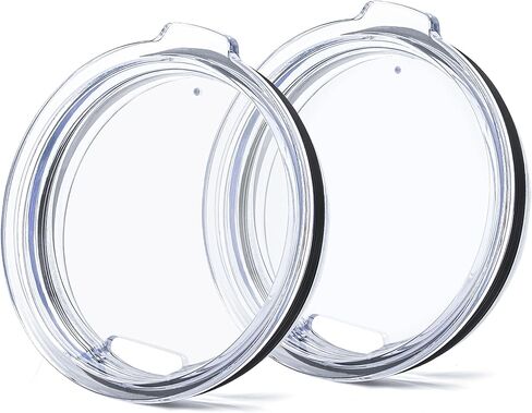 2 Pack 30 ozTumbler Lids for Yeti Rambler, Ozark Trail and More Travel Mugs, Splash Proof Replacement Covers for 3.7" Inner Diameter Tumblers in Kuwait