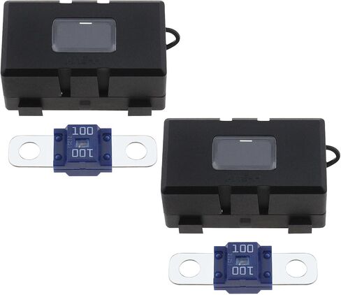 2PCS ANS Car Fuse Holders & 2PCS High Current Bolt-on Midi Fuses 40A Amp for Cars Trucks Vehicles Caravans Agricultural Machinery in Saudi Arabia