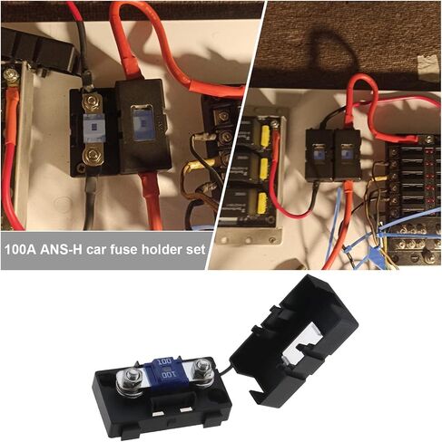 2PCS ANS Car Fuse Holders & 2PCS High Current Bolt-on Midi Fuses 40A Amp for Cars Trucks Vehicles Caravans Agricultural Machinery in Saudi Arabia