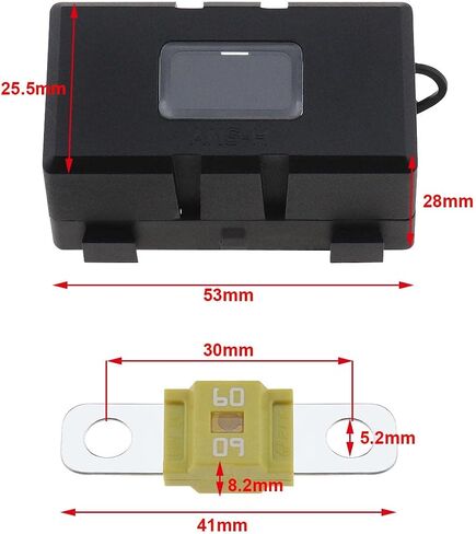 2PCS ANS Car Fuse Holders & 2PCS High Current Bolt-on Midi Fuses 40A Amp for Cars Trucks Vehicles Caravans Agricultural Machinery in Saudi Arabia