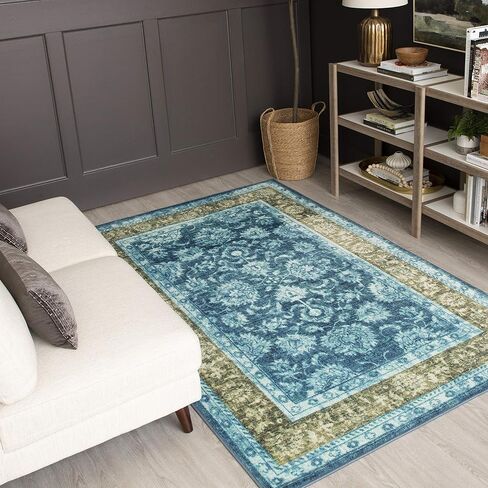 سجادة Mohawk Home Floral Worcester باللون الأرجواني، (2 × 8 بوصة) in Saudi Arabia