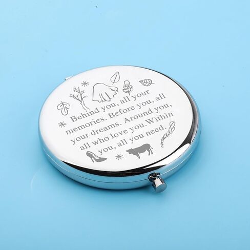 مرآة مدمجة موسيقية من FEELMEM Into Woods خلفك، كل ذكرياتك لمحبي المسرح الموسيقي هدية مرآة مدمجة من برودواي in Kuwait