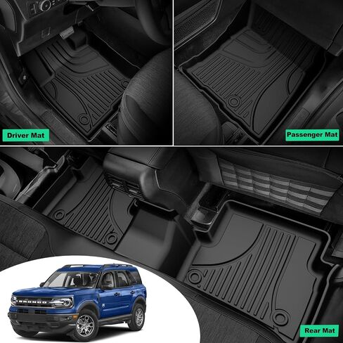 Original Cargo Liner and Backrest Mats for Ford Explorer 2020-2024 6/7 Seats All Models - Custom Fit Trunk Mat and Backrest Mats - All Weather Protection Anti-Skid Car Mats for Ford Explorer in Saudi Arabia