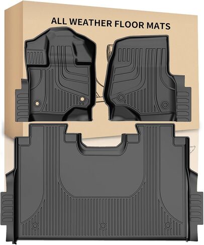 Original Cargo Liner and Backrest Mats for Ford Explorer 2020-2024 6/7 Seats All Models - Custom Fit Trunk Mat and Backrest Mats - All Weather Protection Anti-Skid Car Mats for Ford Explorer in Saudi Arabia