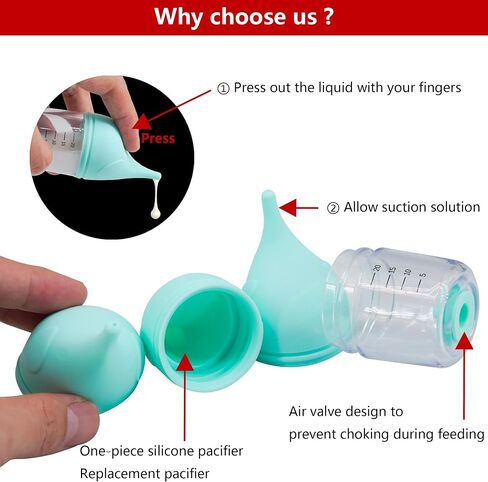 Pet Feeding Bottle for Puppies and Kittens,50ml Cyan in Saudi Arabia