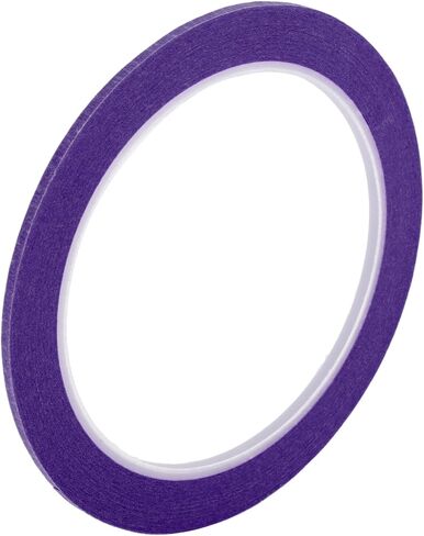 Painters Tape Medium Tack Easy Removal Masking Master Tape Purple 1 Pc 2500 x 0.40 x 0.01cm / 27.34 Yards x 0.16 Inches x 140um in Saudi Arabia