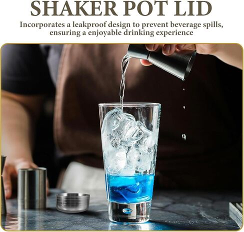 أغطية زجاجات بديلة من جارنيك شيكر، أغطية علوية من الفولاذ المقاوم للصدأ، أغطية أكواب شيكر 550 مل لملحقات حفلات الكوكتيل والويسكي in Kuwait