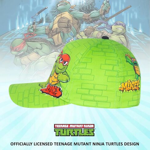 Teenage Mutant Ninja Turtles Baseball Cap, TMNT Baseball Hat for Boys, Ninja Turtles Kid Hat, Cotton Hat Orange in Saudi Arabia
