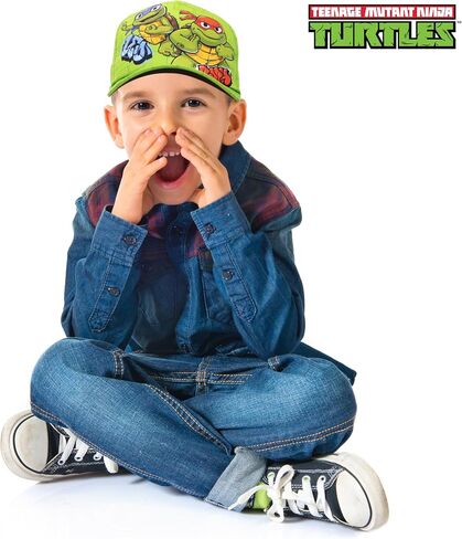 Teenage Mutant Ninja Turtles Baseball Cap, TMNT Baseball Hat for Boys, Ninja Turtles Kid Hat, Cotton Hat Orange in Saudi Arabia