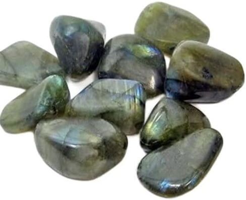 Pachamama Essentials Labradorite Tumbled - Healing Stone - Crystal Healing 20-25mm (5) in Saudi Arabia