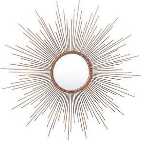 Safavieh Home Genevieve Copper Sunburst 30-inch Decorative Accent Mirror
