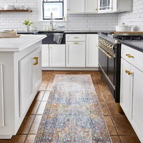 nuLOOM Harriet Vintage Medallion Fringe Area Rug - 2x10 Runner Rug Traditional Rust/Multicolor Rugs for Living Room Bedroom Dining Room Entryway Hallway Kitchen