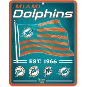 WinCraft Miami Dolphins Americana Banner Flag Sign